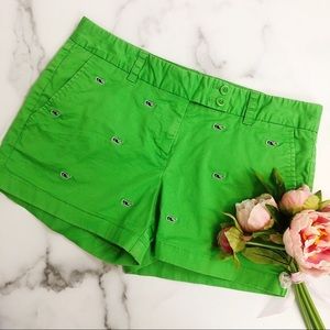 Vineyard Vines Kelly Green Whale Chino Shorts